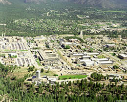 Los Alamos National Laboratory and surroundings.